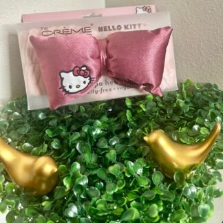 Hello Kitty Pink Satin Plush Spa Headband | Cruelty-Free & Vegan